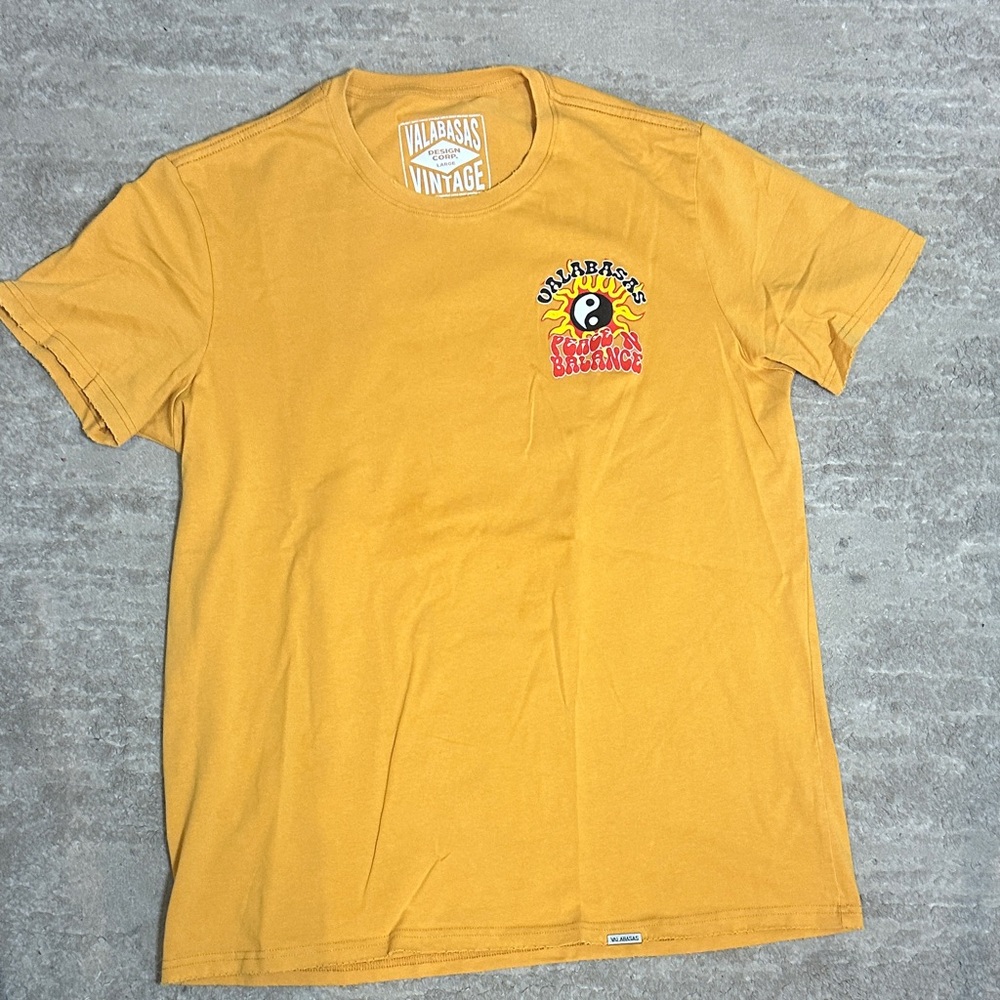 Yellow Graphic Tee Valabasa